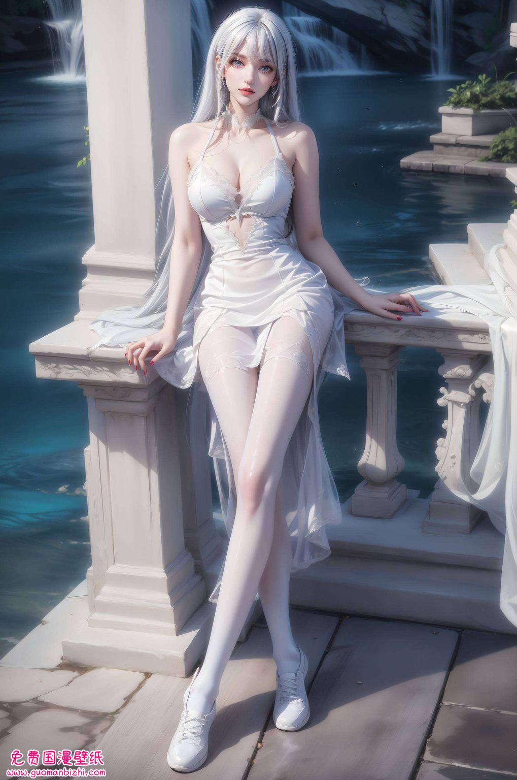 圣采儿建模壁纸高清——AI范例精细角色，安卓桌面装饰图精选