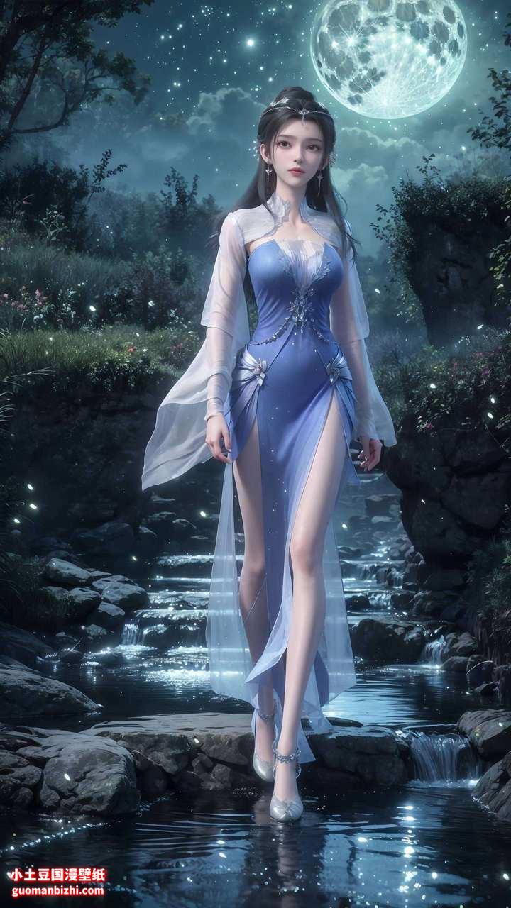 李慕婉全屏壁纸高清：高分辨率精细角色电脑粉色