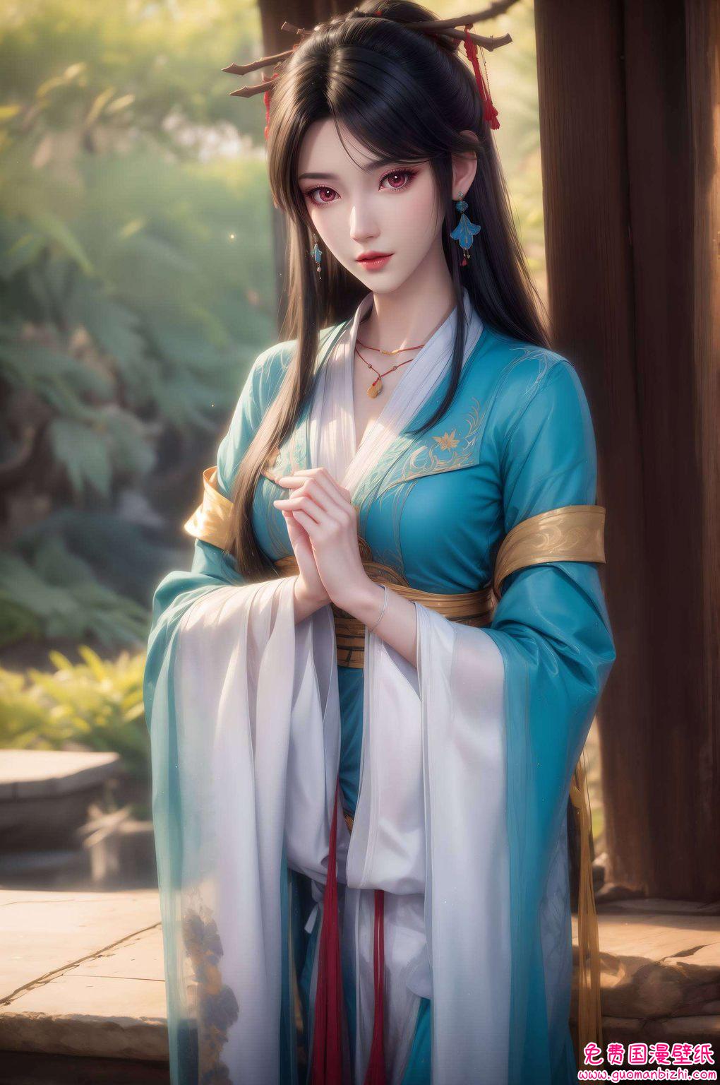 特写护眼壁纸：平板古香古色，元尊夭夭最佳视界