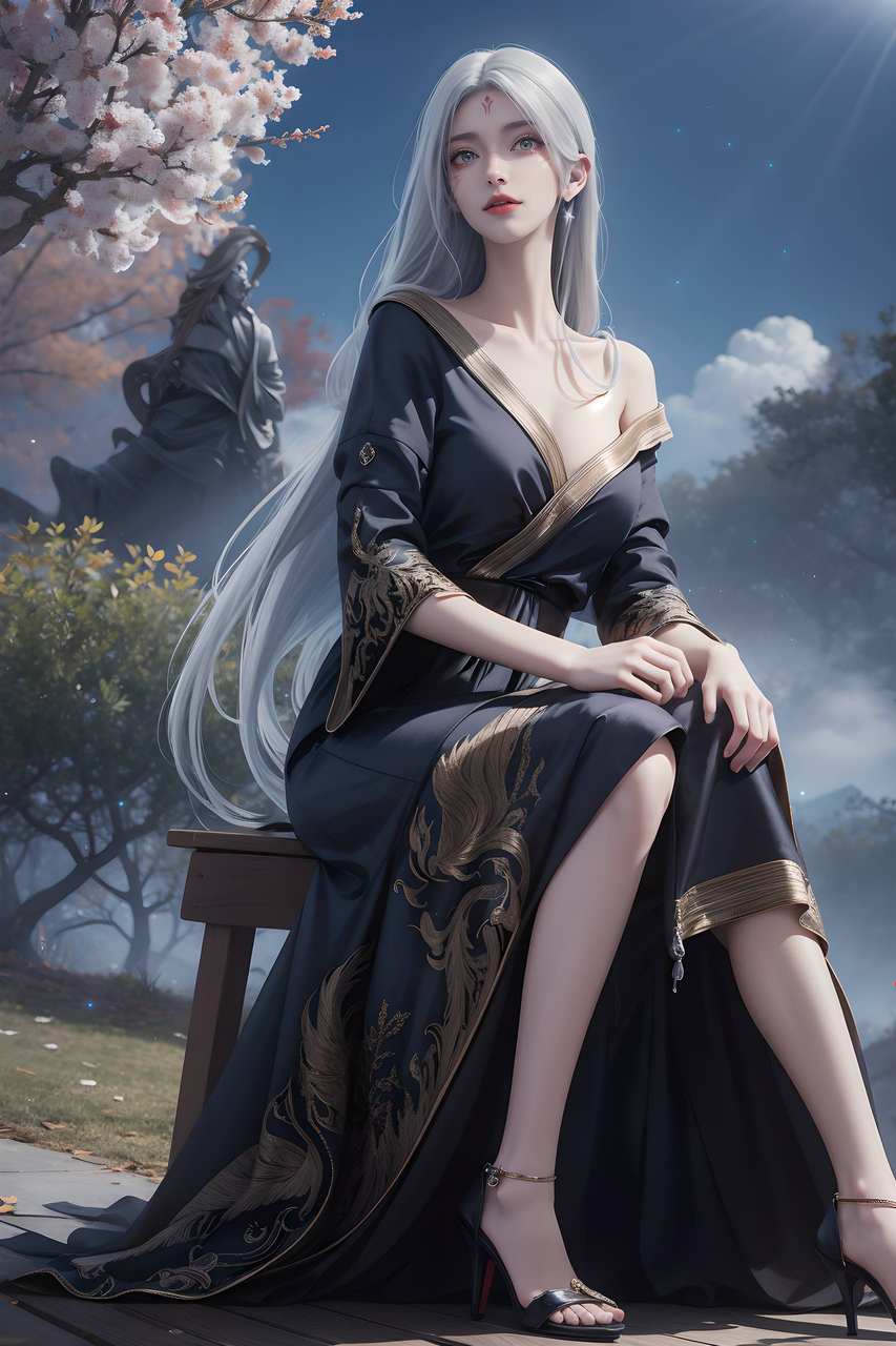 ai绘画壁纸:诛仙小白ai绘画素材分享 ai绘画壁纸:诛仙小白ai绘画素材分享