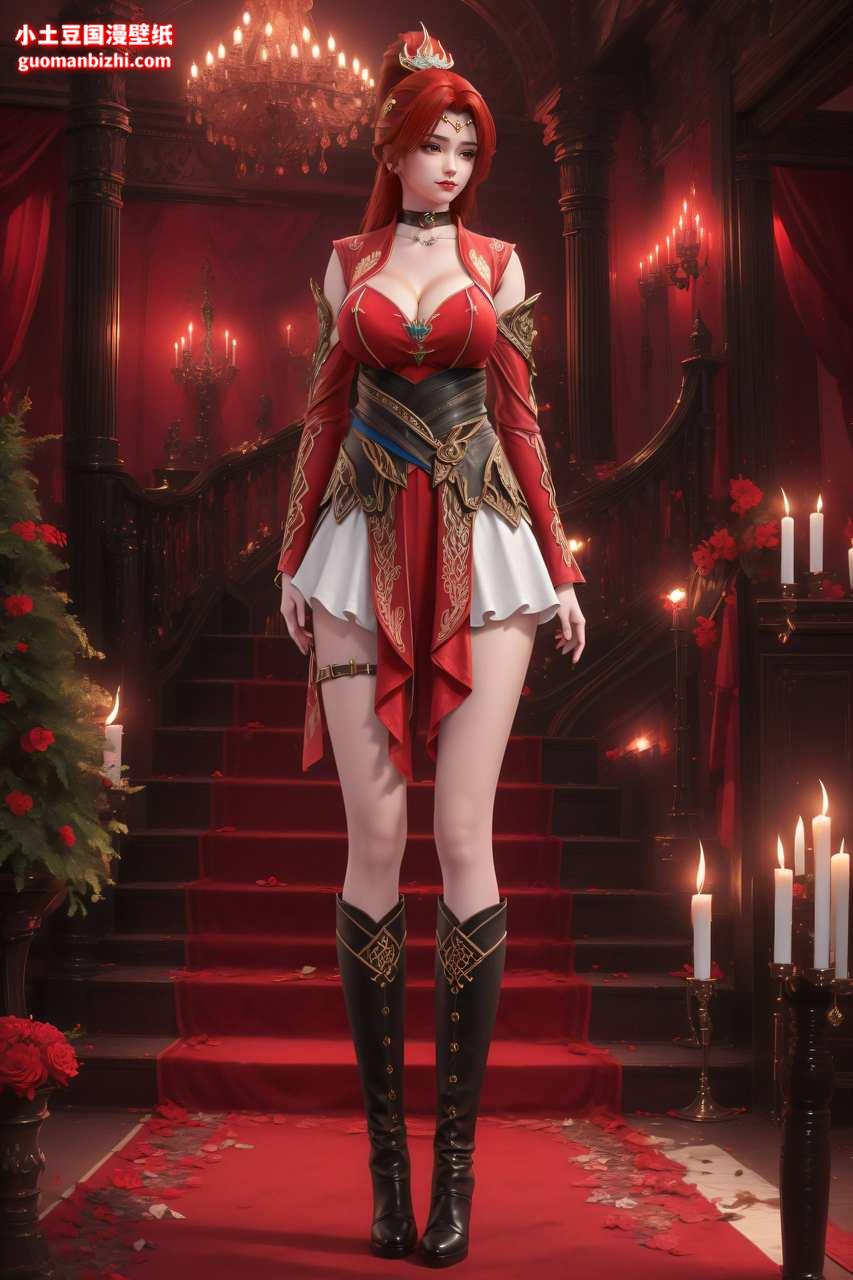 ai免费壁纸:唐火儿绘画体型素材分享