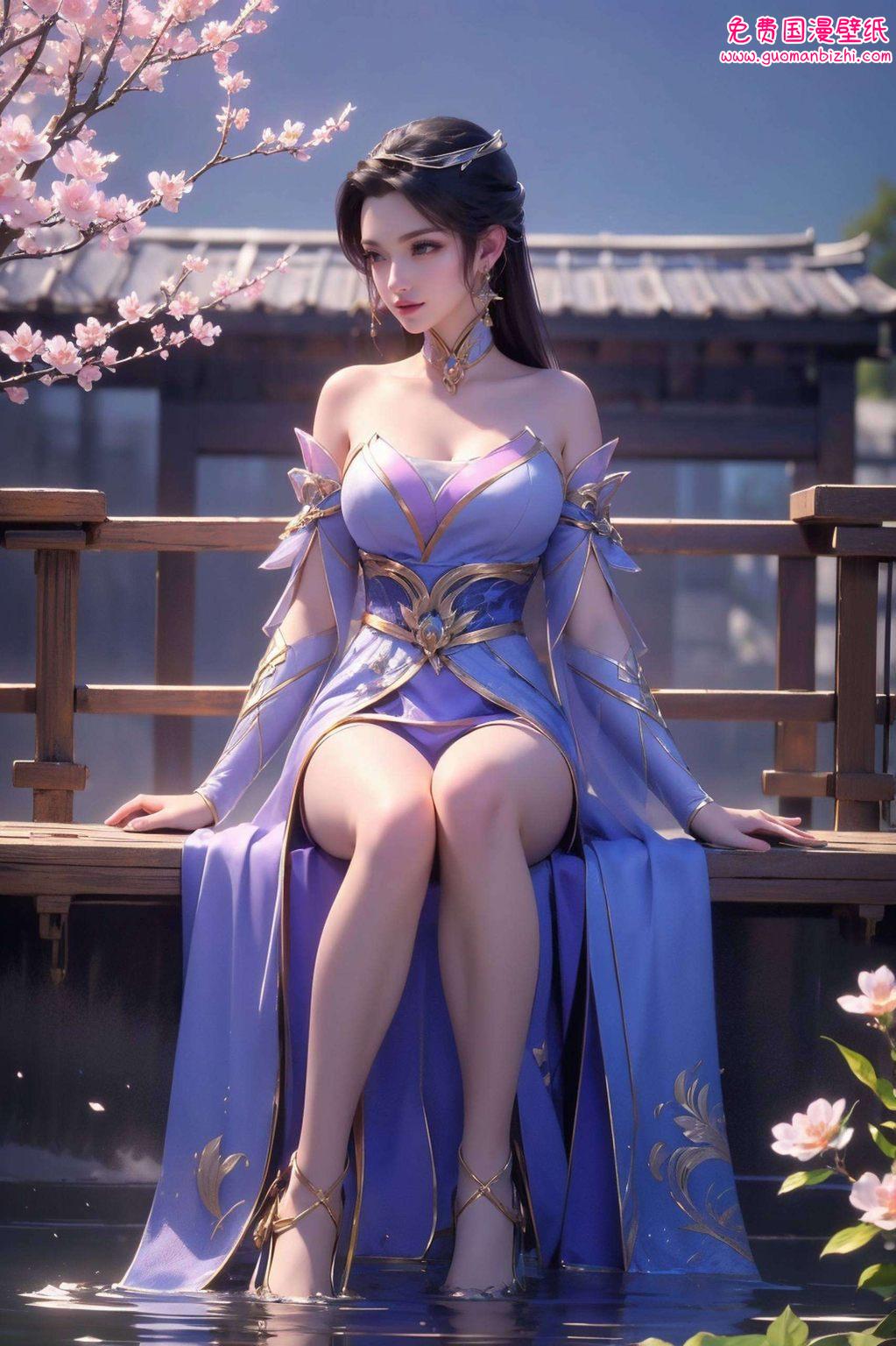 仙武传楚灵玉第二季：AI素材壁纸，完美像素，PC古香古色建模集锦