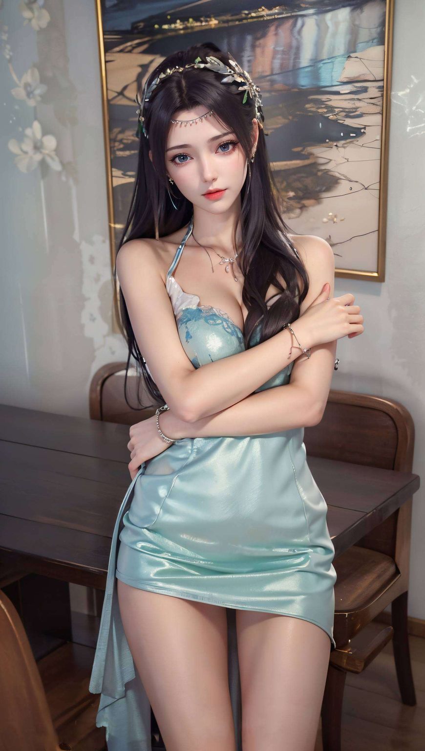 斗破苍穹云韵正面壁纸——AI范例二次元壁纸，Ipad桌面背景新选择