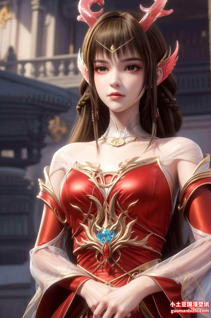 国漫女神云落4k高清电脑壁纸古香古色