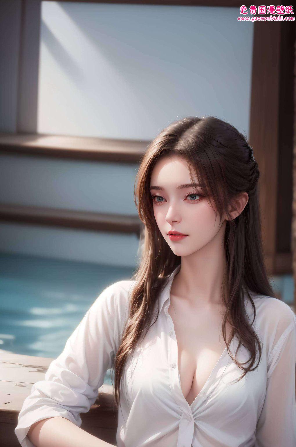 李慕婉动漫原图——炫彩与极简交织，电脑宽屏壁纸精选