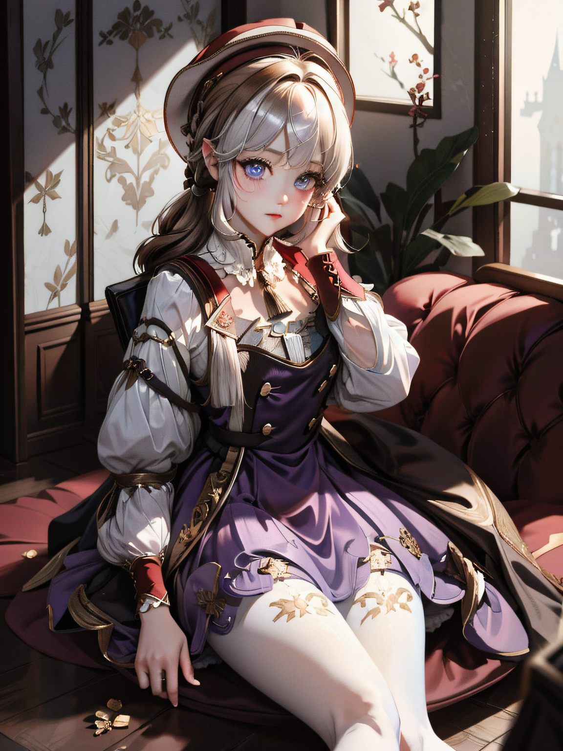 AI绘画壁纸：神里凌华超清唯美，完美像素适配iPad与手机