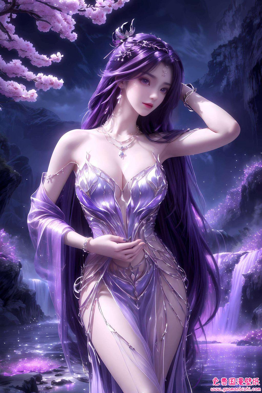 云曦紫色浪漫:AI图片参考,二次元壁纸,安卓桌面图片精选集 云曦紫色浪漫:AI图片参考,二次元壁纸,安卓桌面图片精选集