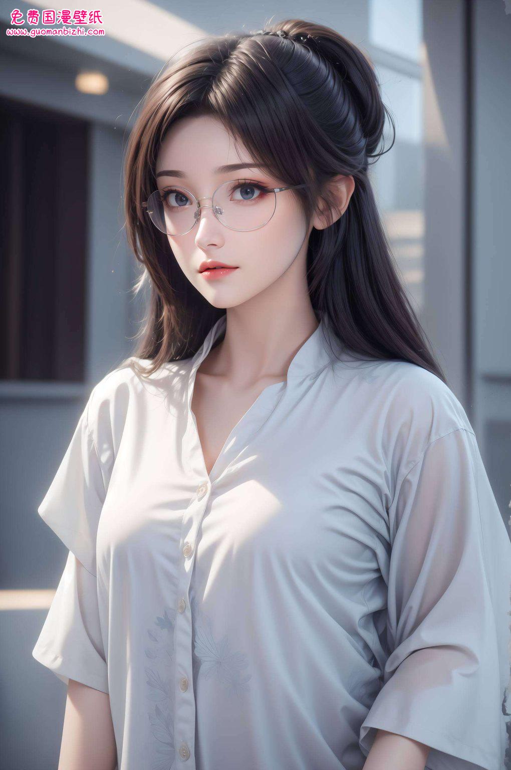 云韵全身高清壁纸集：AI绘画素材，简约PC壁纸免费合集