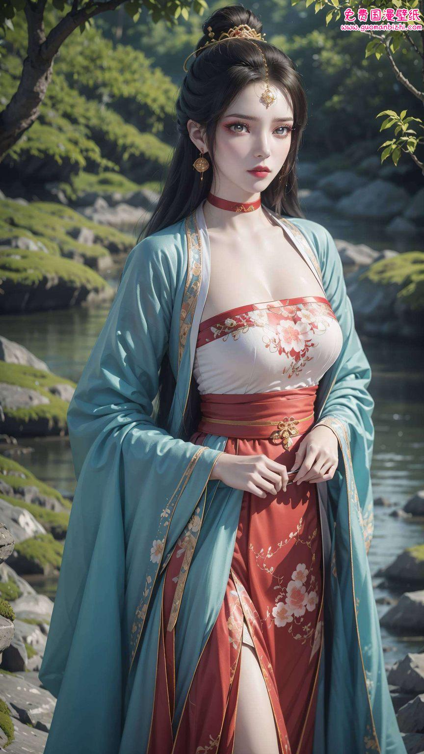 AI生成女主仙逆墨云头像，免费壁纸包，安卓艺术壁纸精选集