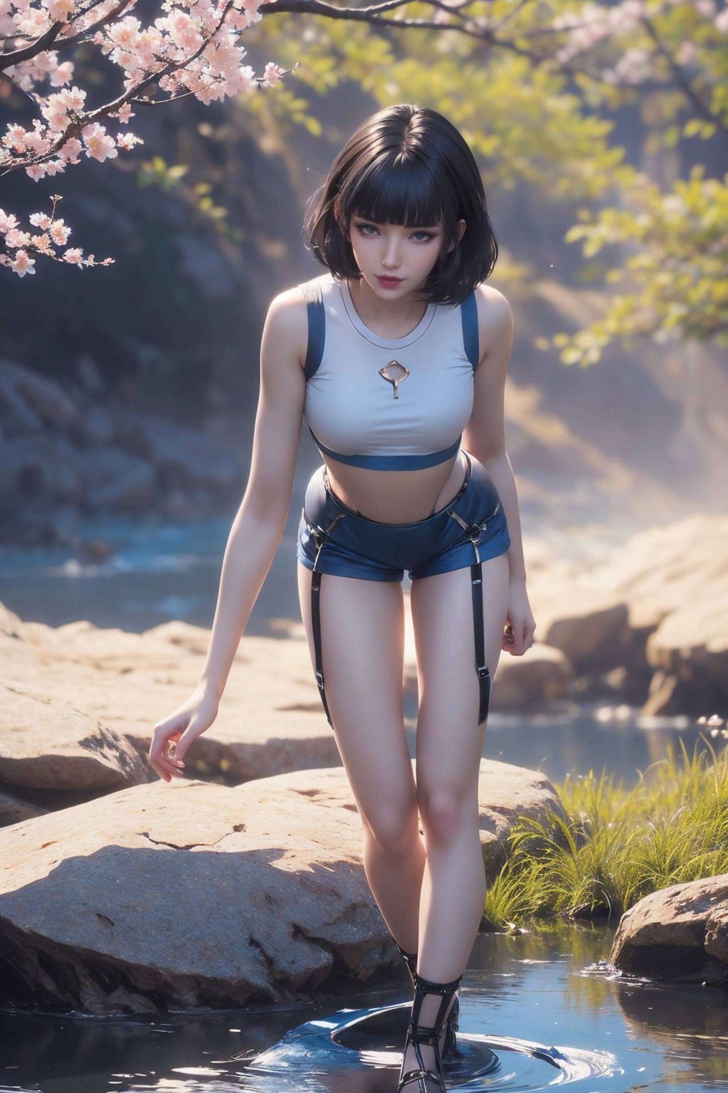 AI动漫人物壁纸集——吞噬星空姬青，游戏锁屏壁纸精选