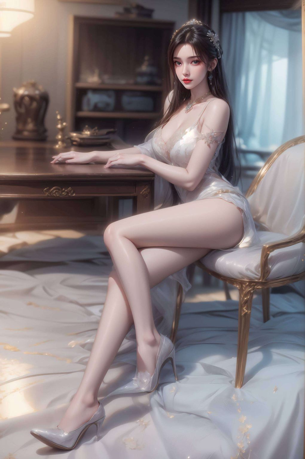 李慕婉实况AI角色壁纸集：免费分享，简洁PC壁纸盛宴