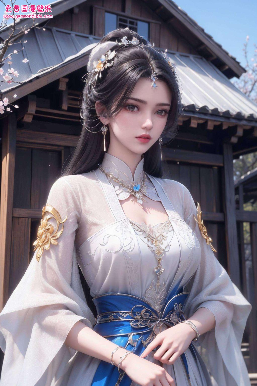 李慕婉壁纸竖屏：AI生成壁纸，护眼PC桌面图片，美不胜收