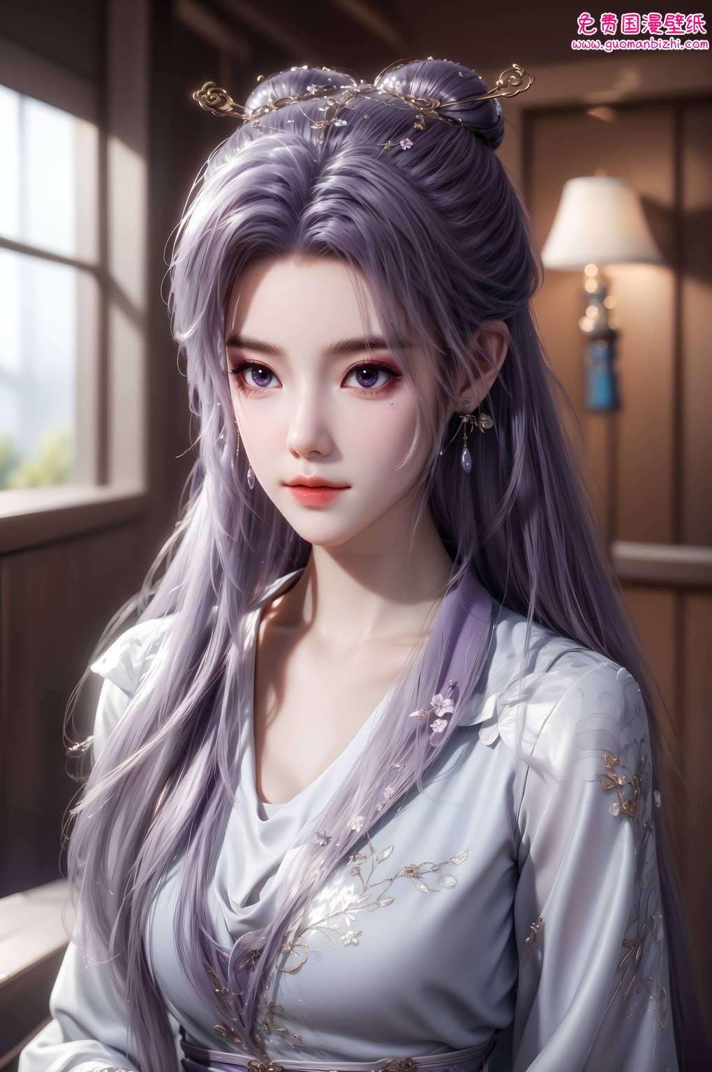 AI素材AIGC护眼壁纸——师兄啊师兄云霄正脸win10壁纸桌面主题超清无水印