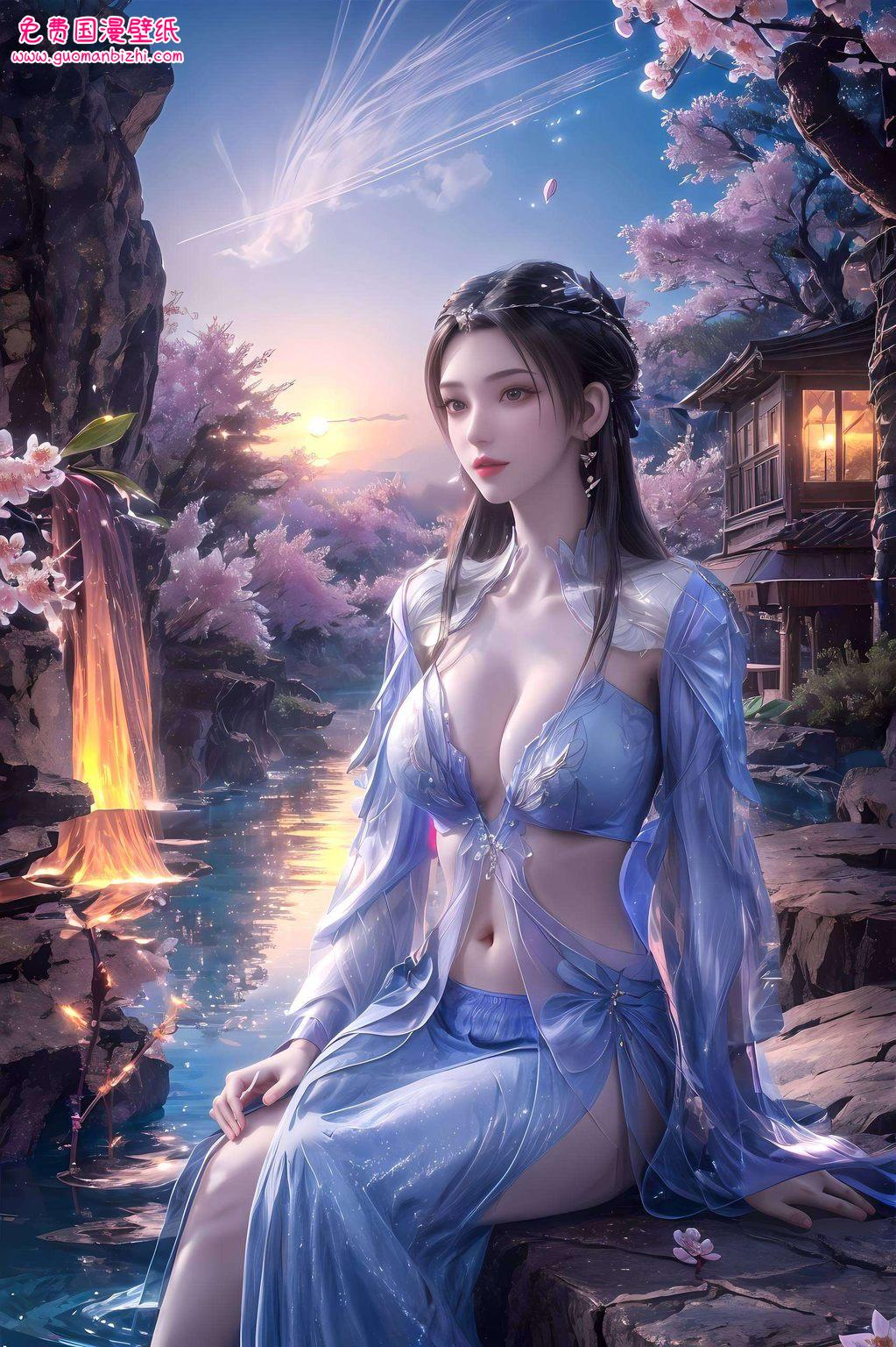 诛仙壁纸：李慕婉王林—AI生成壁纸，精细刻画角色，平板锁屏专用