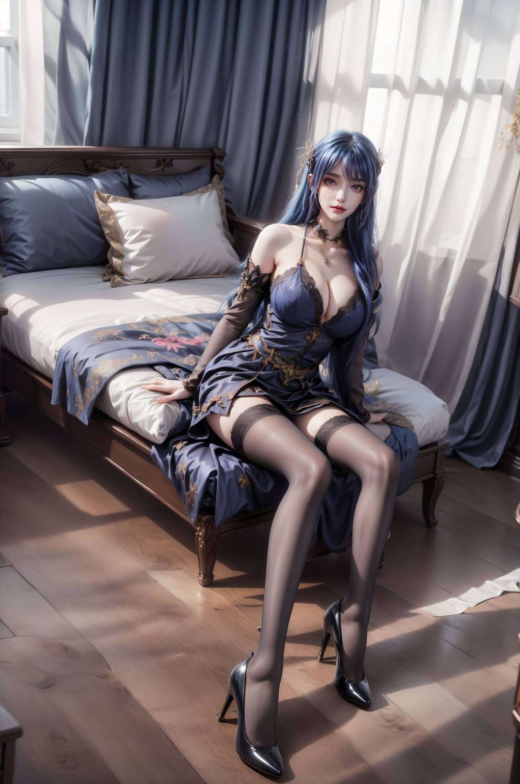 圣采儿高清壁纸集：AI创作AIGC免费壁纸秀，平板1920×1080精选展示