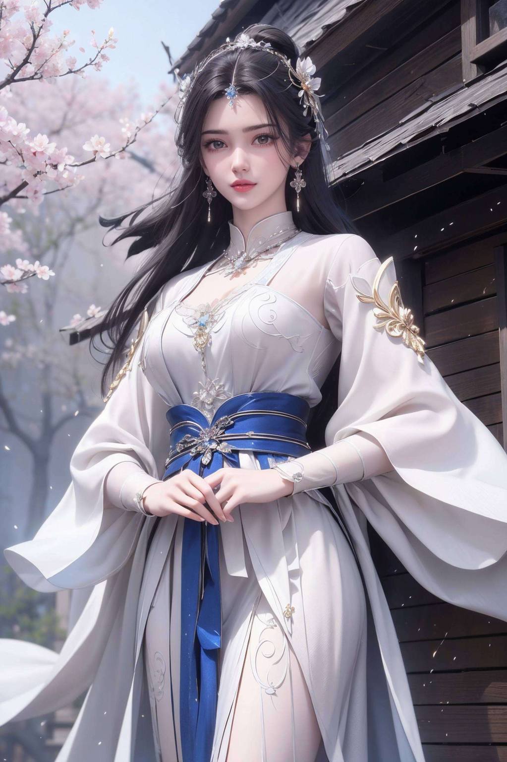 仙逆李慕婉最新壁纸：AI动漫人物壁纸，精细角色手机桌面背景。