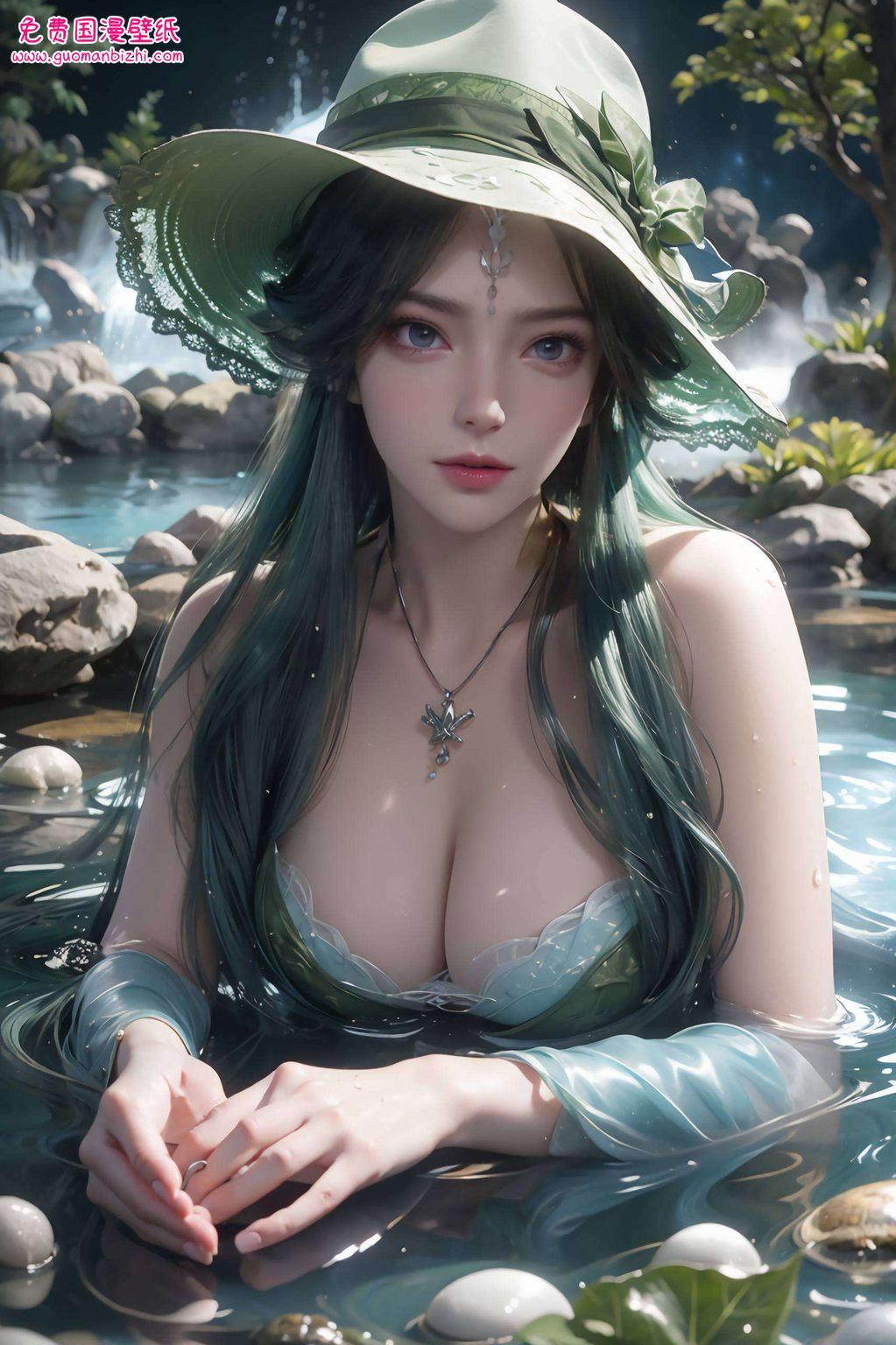 仙逆周紫虹全身全屏高清，AI动漫人物免费壁纸，电脑简洁风格下载。