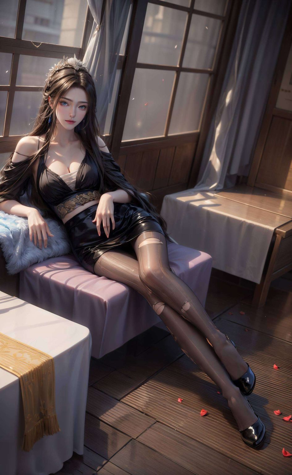 紫灵后期高清图片集：AI模型游戏与平板漫画壁纸精选