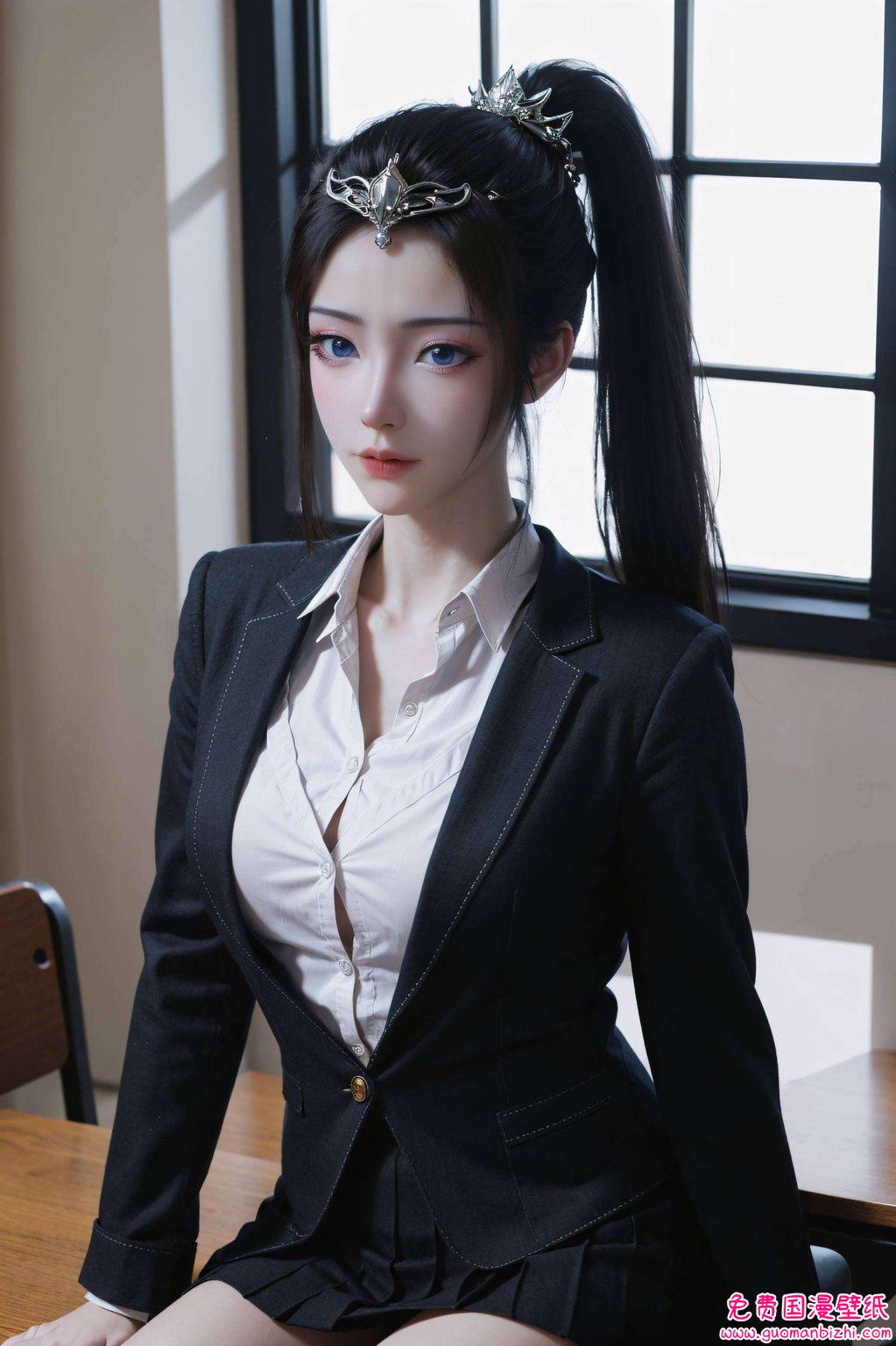 瑶妹图片高清壁纸：二次元AI壁纸，精细角色锁屏，Win10专属壁纸集