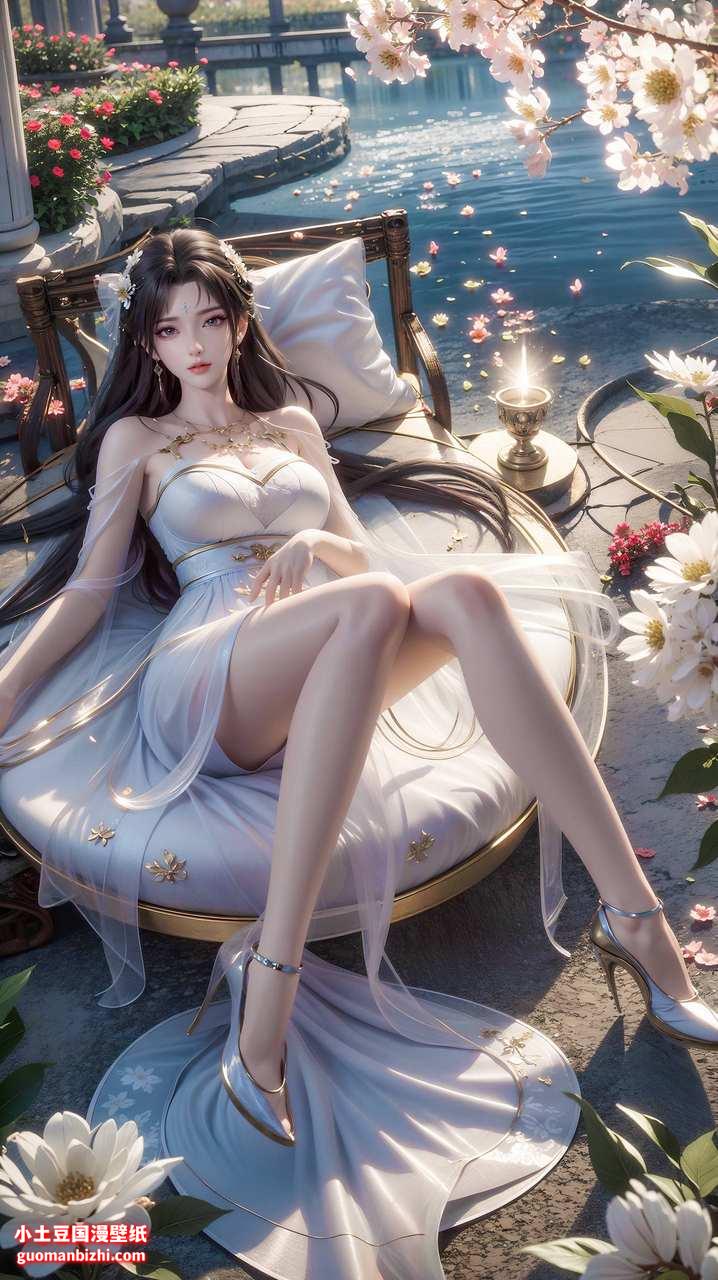 ai国漫壁纸:清漪登场，感觉比一半的动漫女主要好看