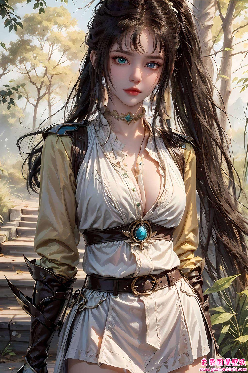 萧瑟与司空千落：AI生成二次元壁纸，手机桌面素材集