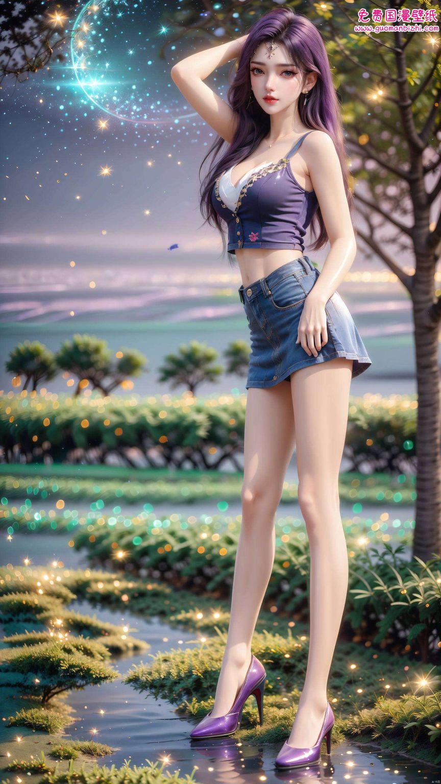 云曦主页：AI角色二次元壁纸，Win10高清桌面壁纸集