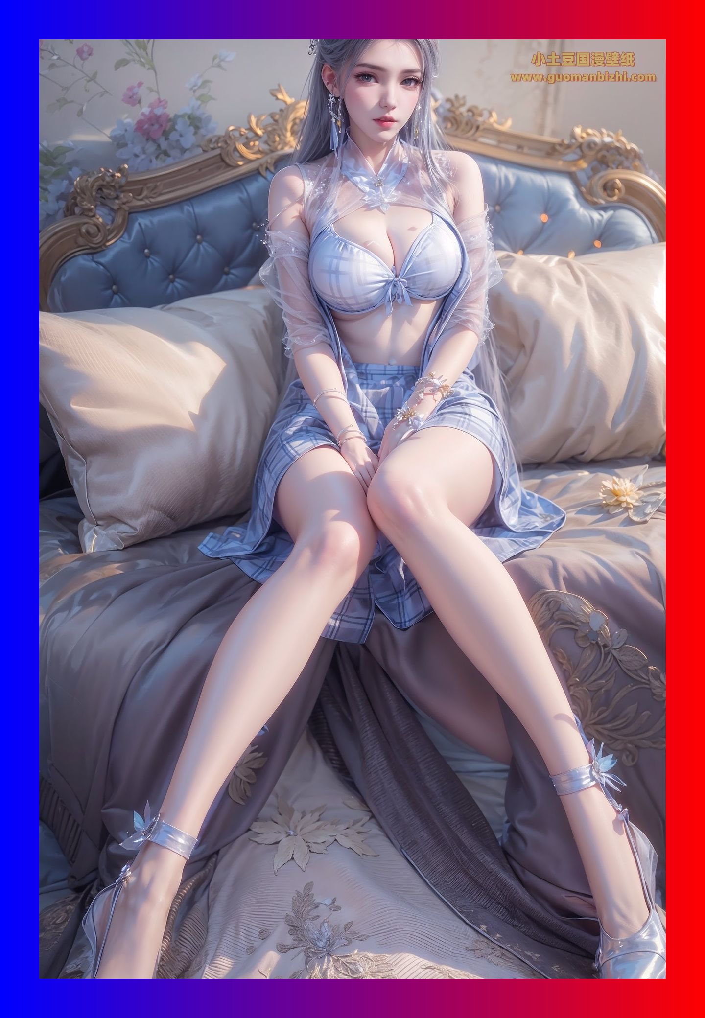 优秀的ai桌布绝世唐门雪女超清晰6k压缩包下载