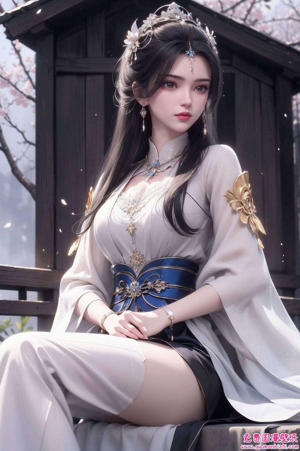 仙逆李慕婉新娘篇——AI动漫人物免费壁纸，PC宽屏壁纸分享