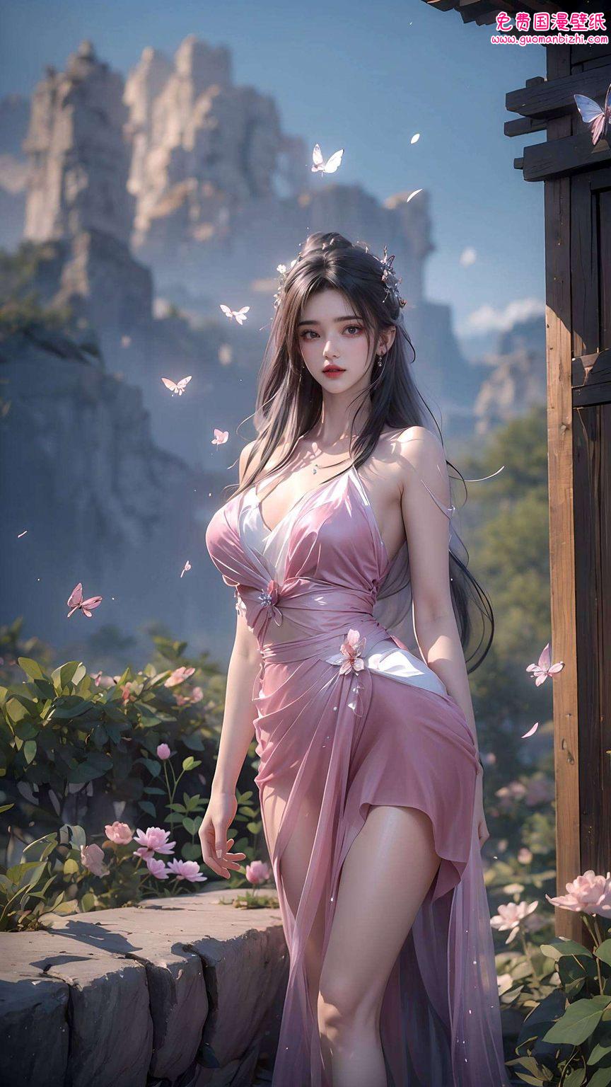 仙逆李慕婉AI素材壁纸，护眼桌面图片，真人模仿之美，手机必备。