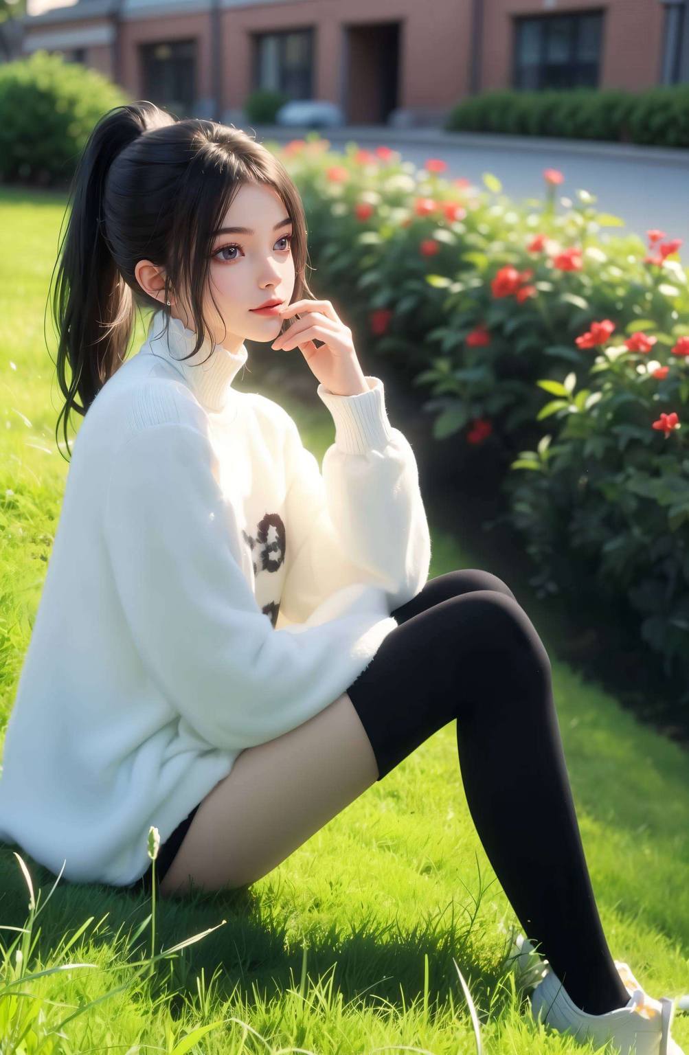 宁姚精选：AI生成图片壁纸，护眼PC专用，女可爱动漫头像集结