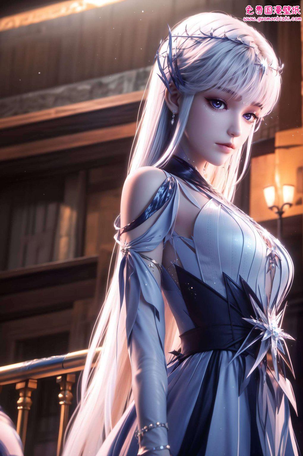 圣采儿超燃动态壁纸：AI图片模型免费壁纸分享，苹果古风盛宴