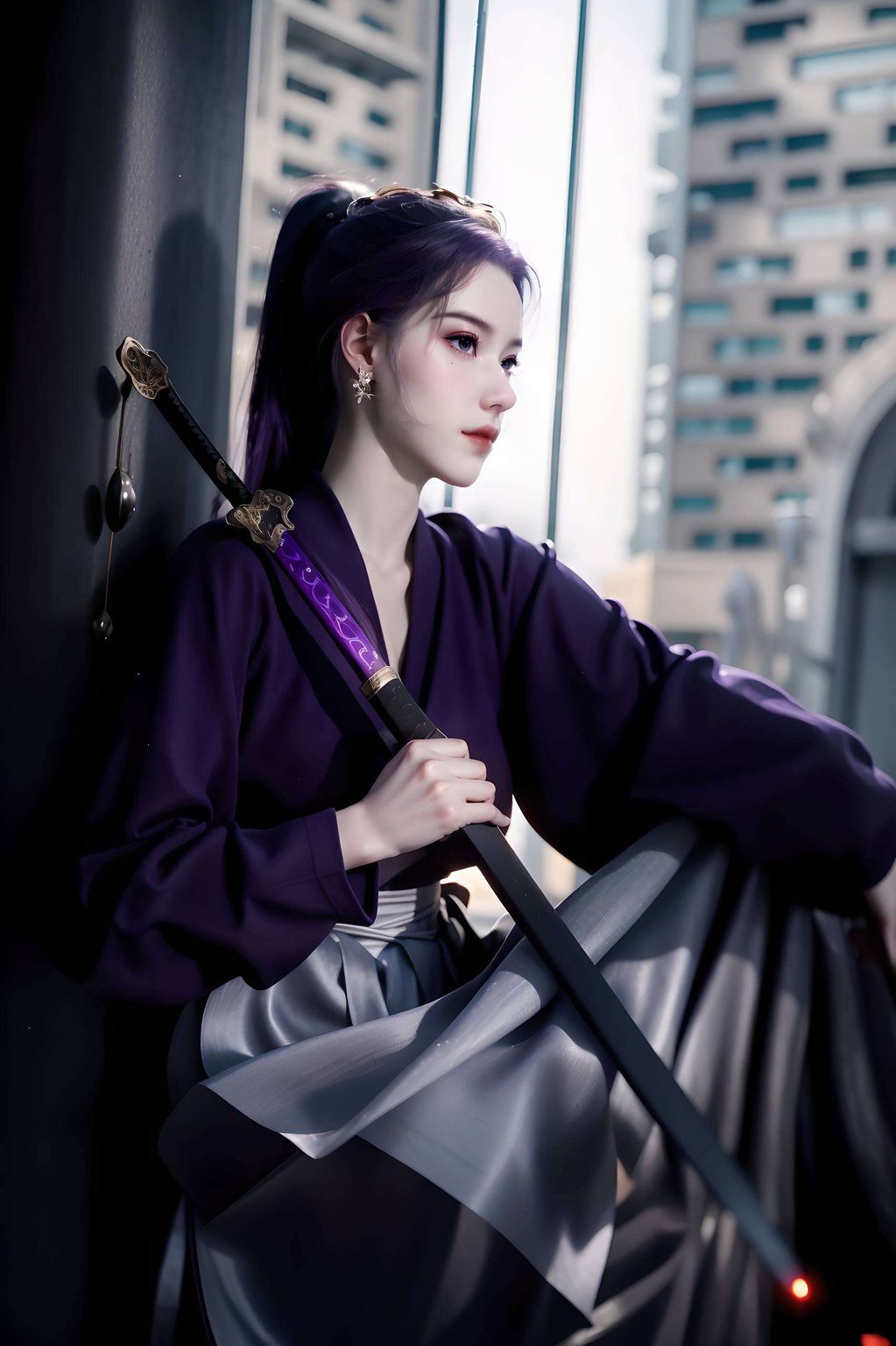 师兄啊师兄，AI创作动漫壁纸，苹果桌面装饰图精选集