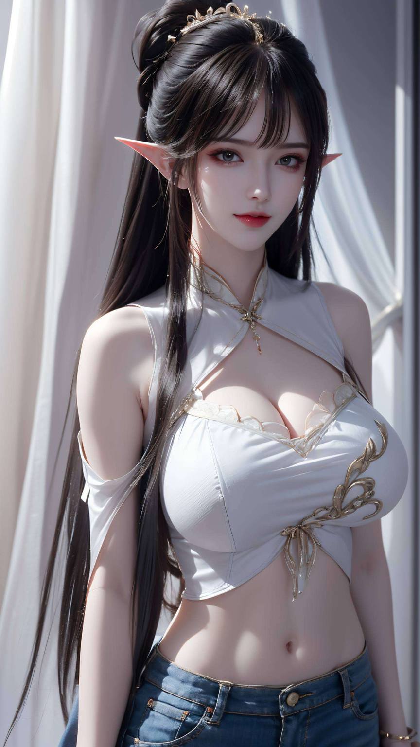 紫色精细角色平板桌面图片：探究凤清儿壁纸在哪一集