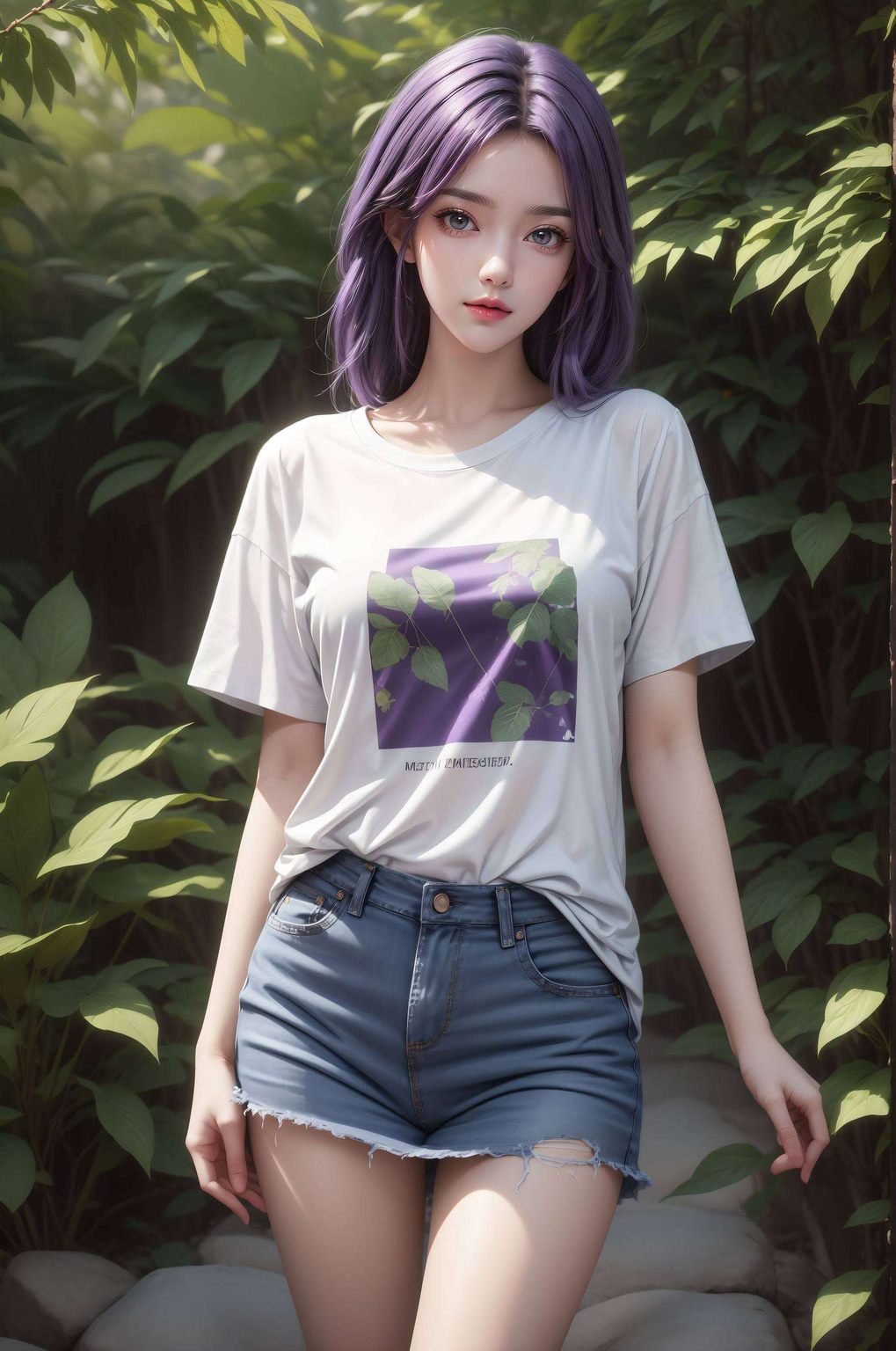 云曦长腿壁纸集：AI素材二次元电脑桌面背景精选