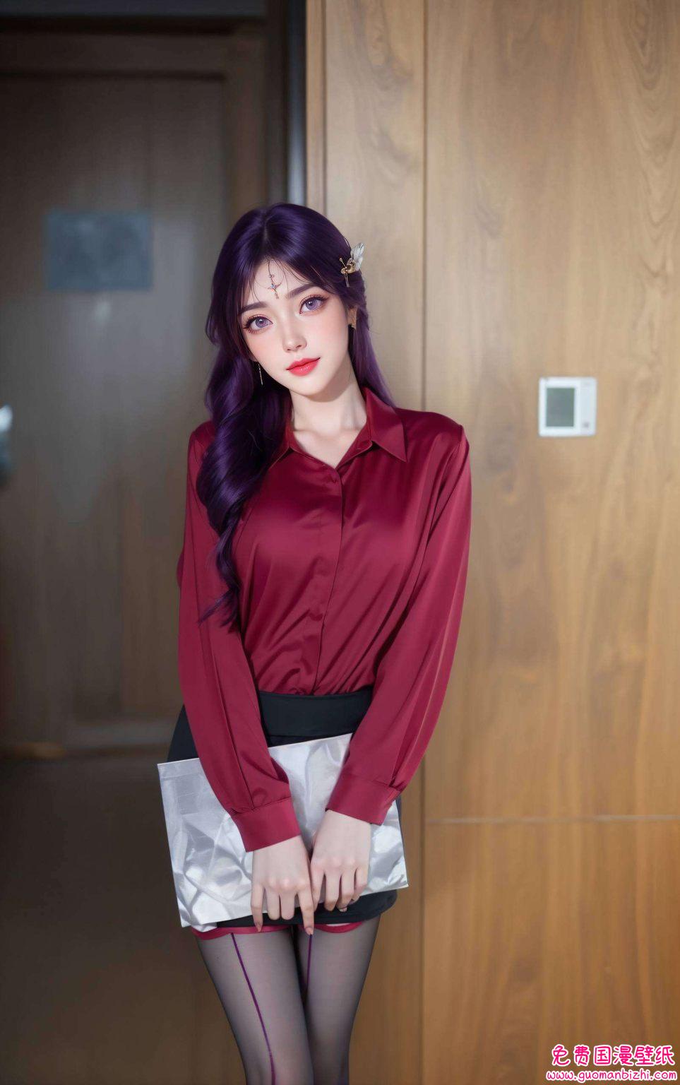 AI绘画参考作品：二次元帝后云高清曦壁纸，IPad桌面主题精选