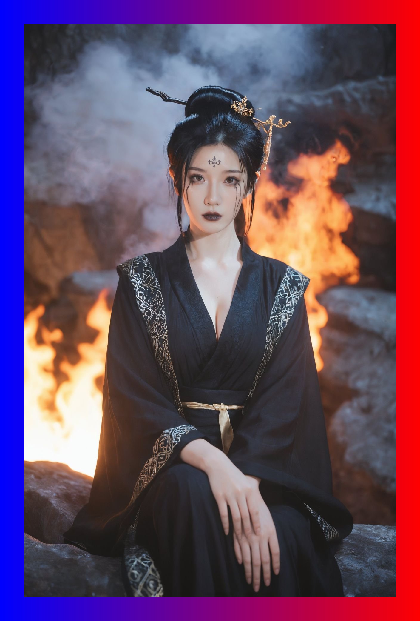 国潮ai壁纸黑神话悟空四妹优质8k壁纸下载