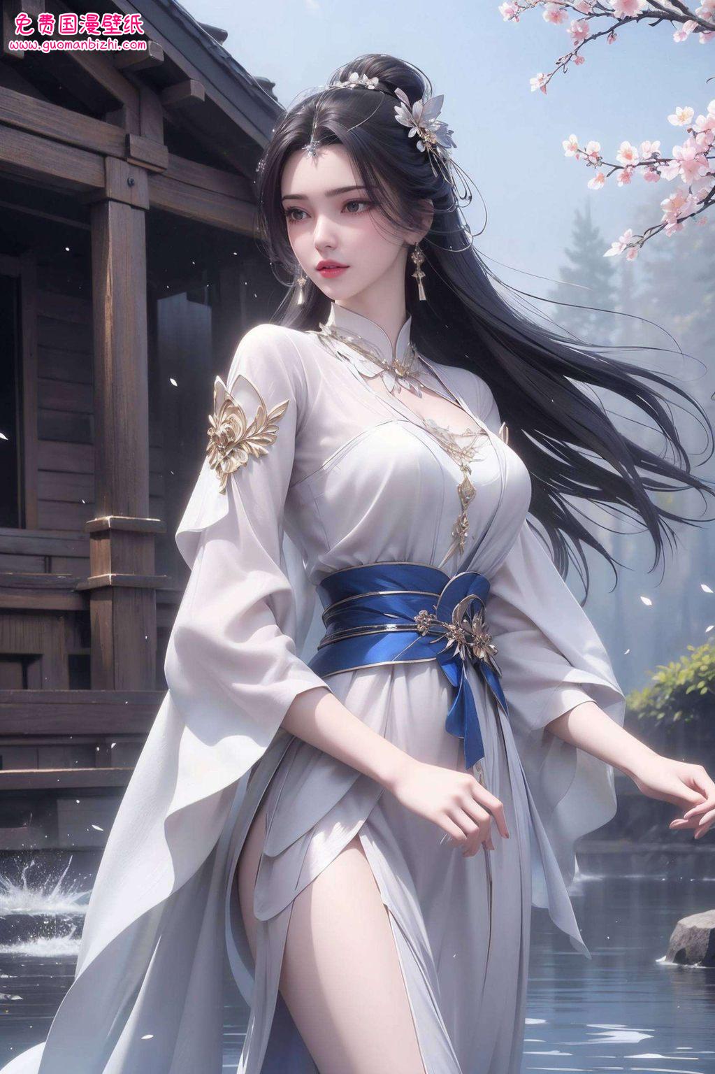 李慕婉2k高清壁纸——AI绘画参考素材，二次元壁纸，平板炫彩必备