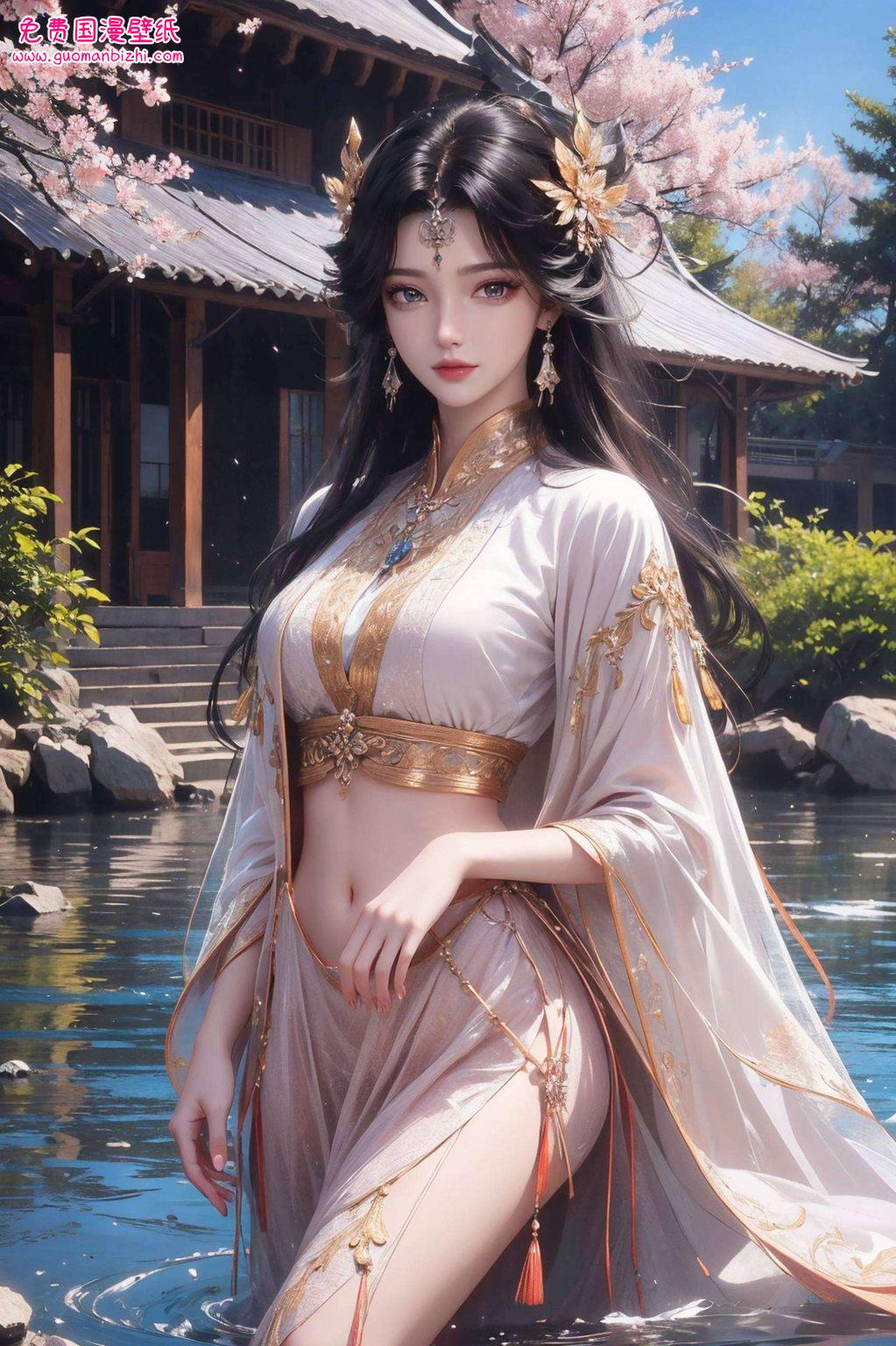 国漫仙逆周紫虹AI绘画素材，古香古色免费壁纸秀，iPhone专属高清壁纸集。