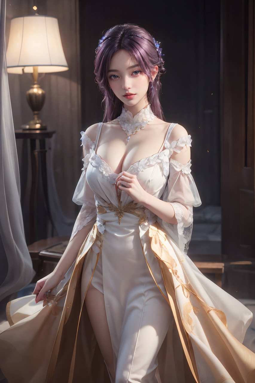 ai手机壁纸:完美世界云曦，壁纸风格：云曦