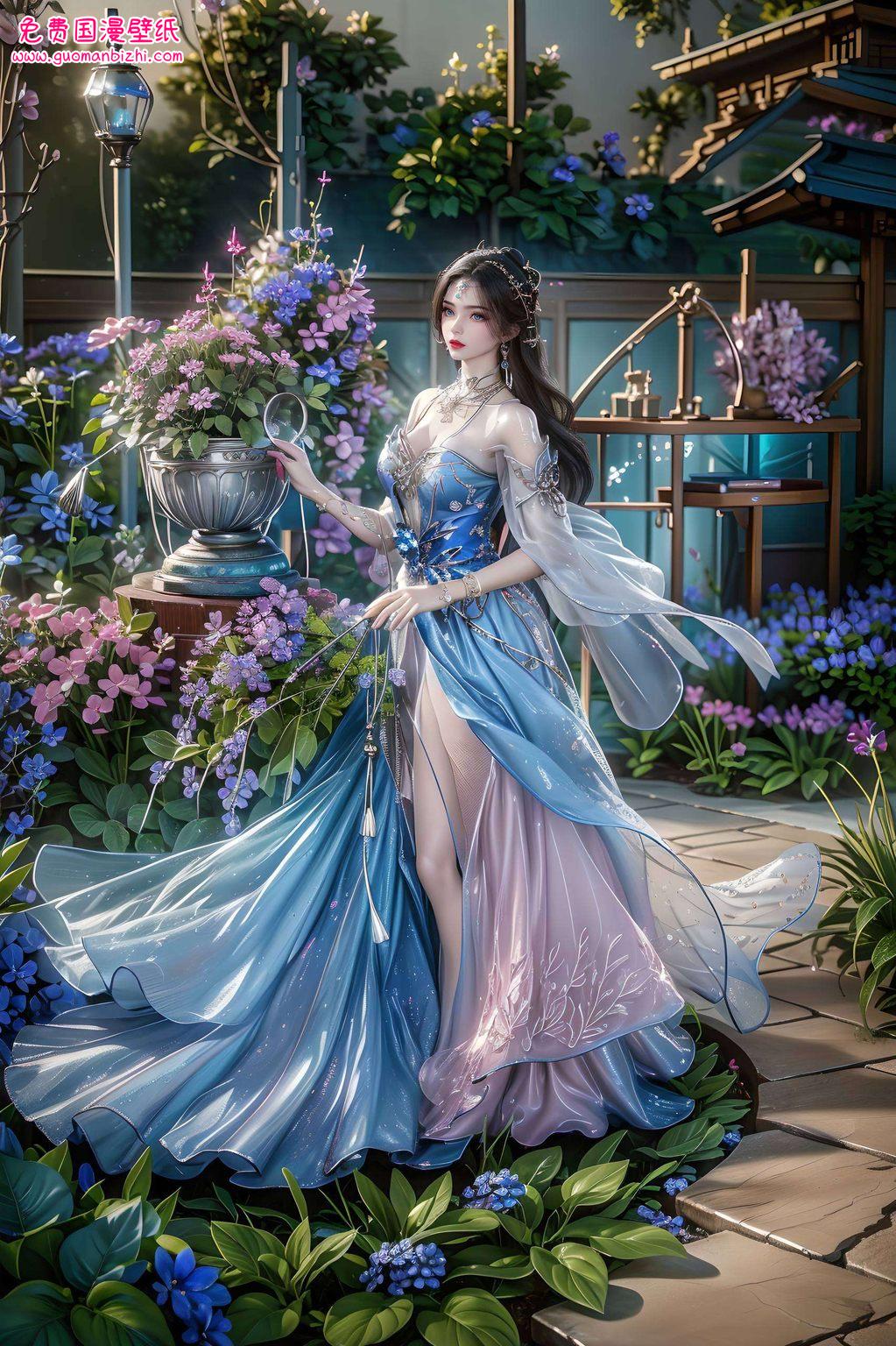 李慕婉首现，AI图片模型打造免费壁纸秀，iPhone桌面装饰图精选集