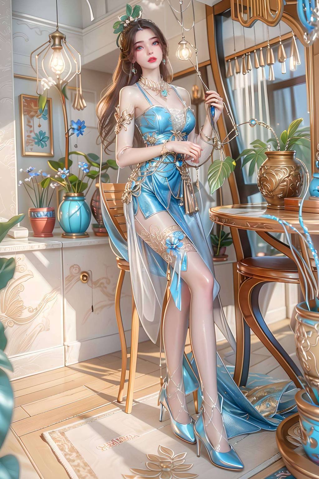 AI动漫人物与王麻子李慕婉壁纸，唯美护眼手机必备