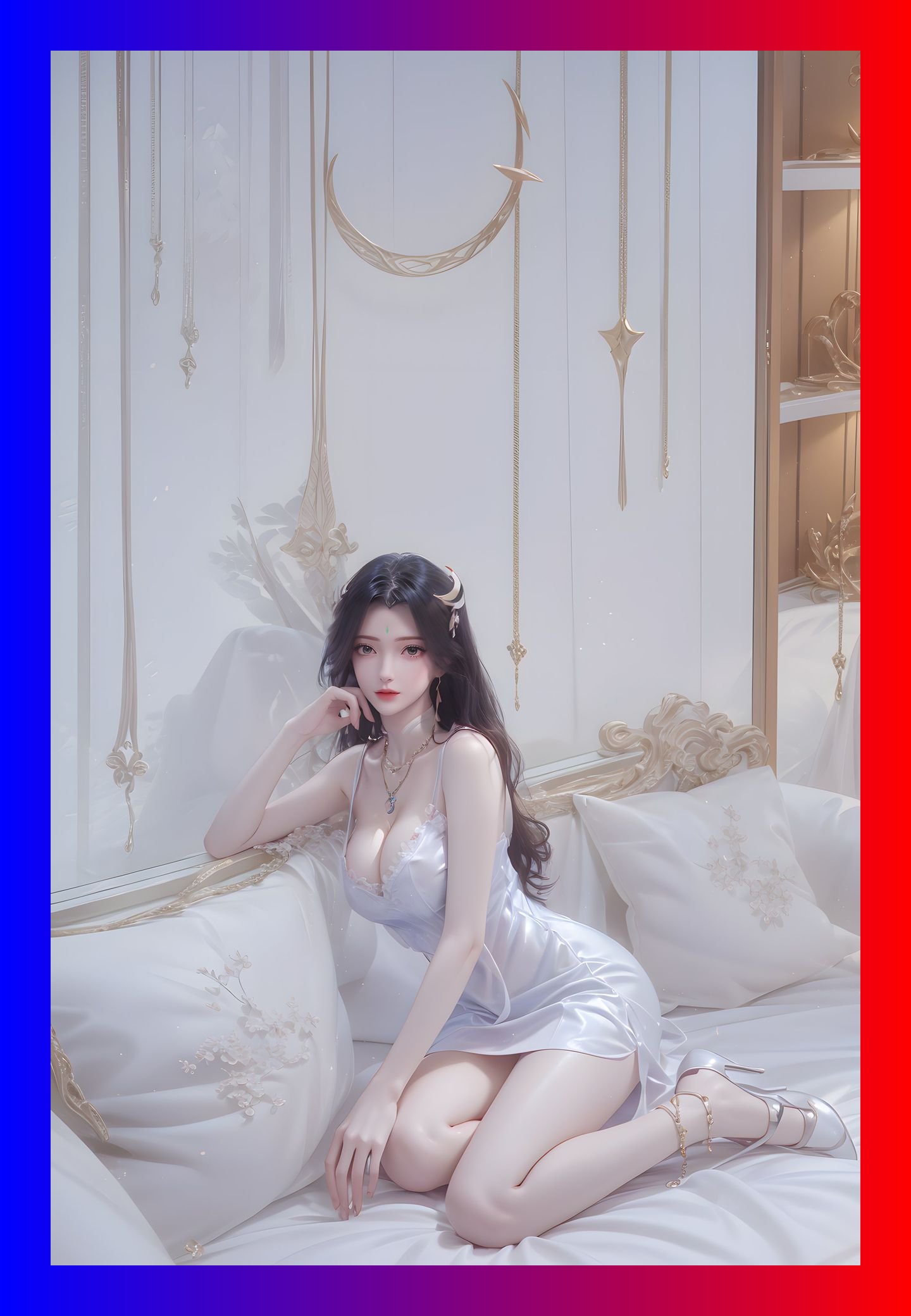 炫酷的ai作品完美世界柳神高分辨率8k打包下载