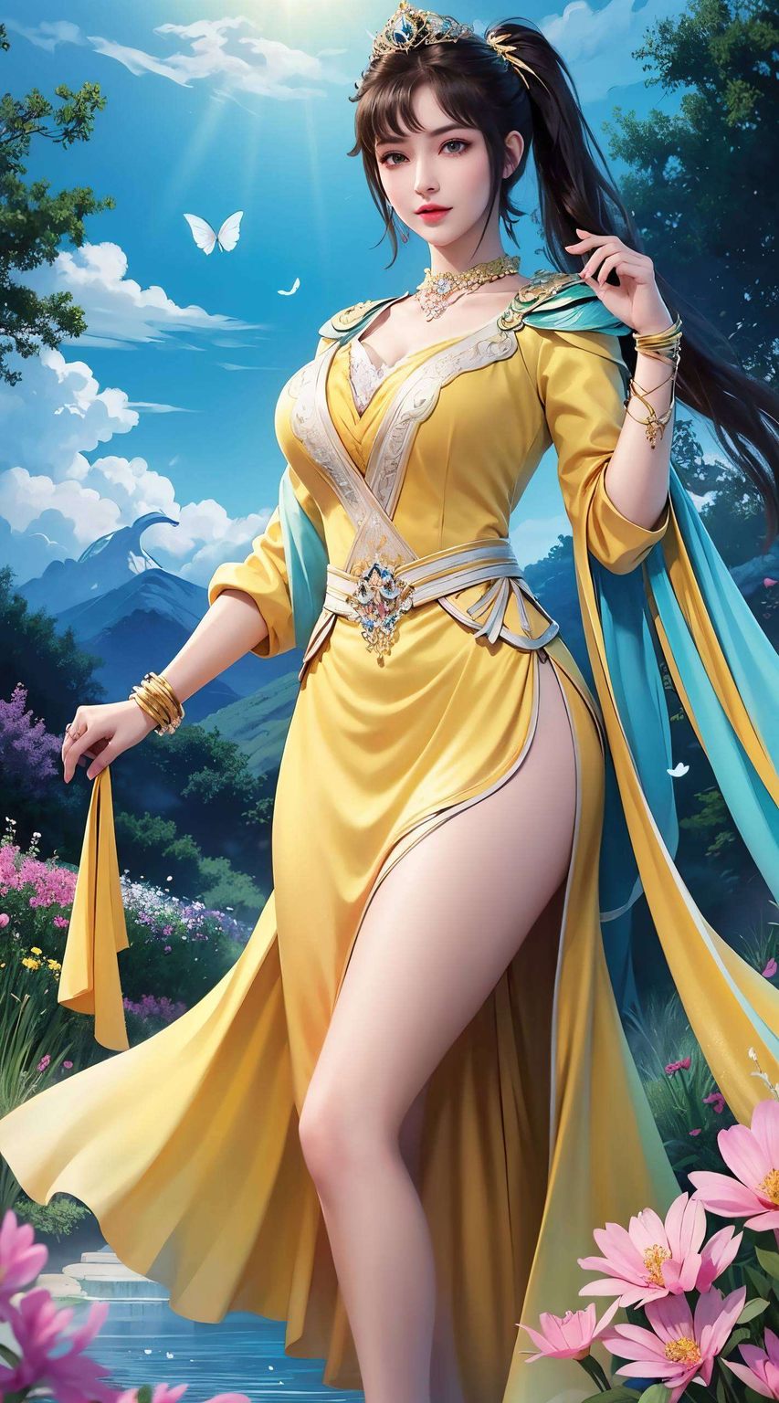 粉色梦境：AI绘画壁纸，少年歌行司空千落高清动态壁纸，平板护眼新选择