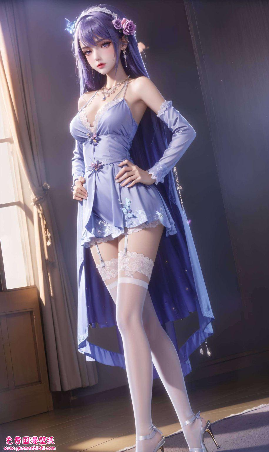 圣采儿下坠高清壁纸，AI参考唯美壁纸，护眼手机壁纸盛宴。