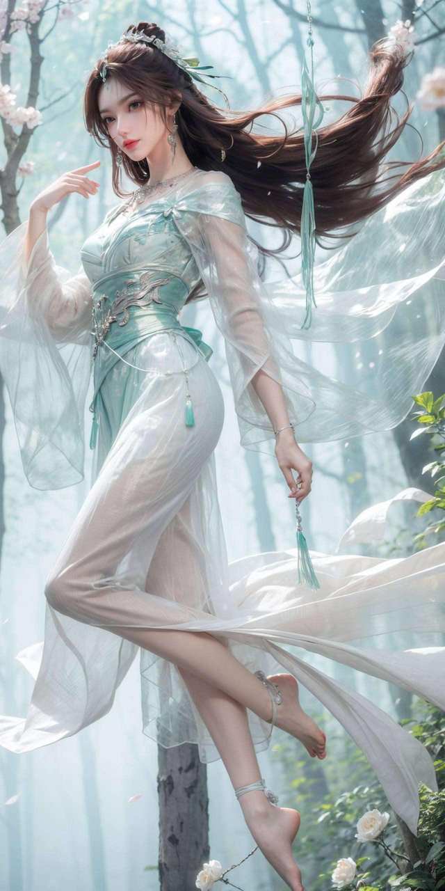 绝美叶倾仙高清壁纸炫彩护眼ipad桌面装饰图