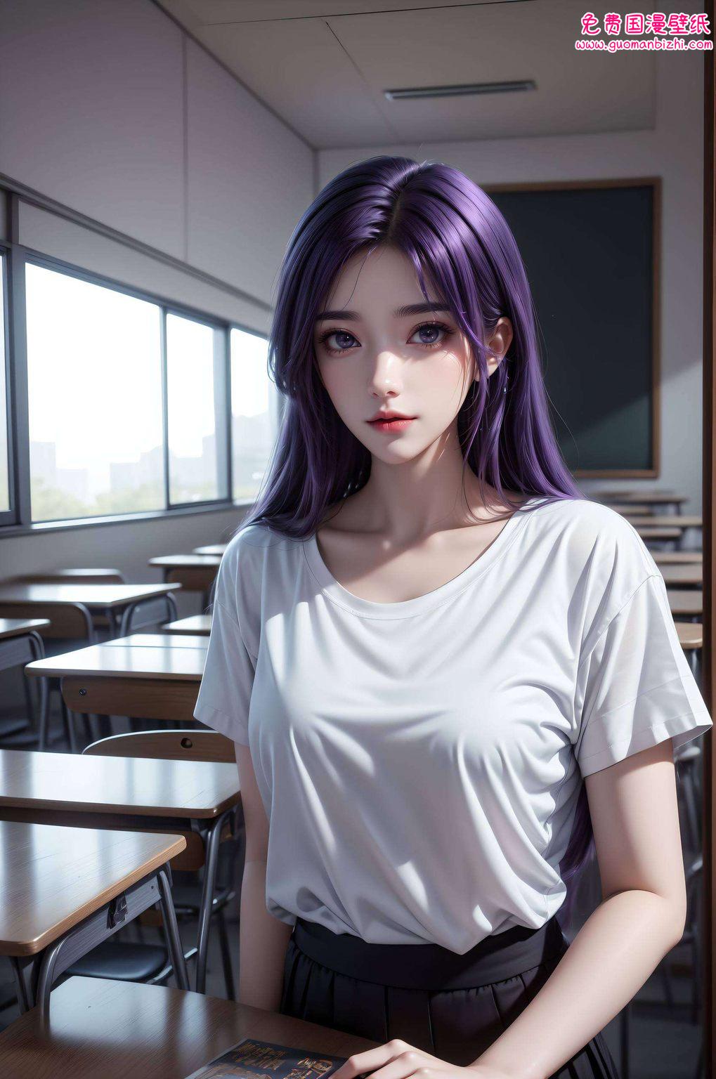 云曦孤城——AI创造AIGC精细角色苹果锁屏壁纸集