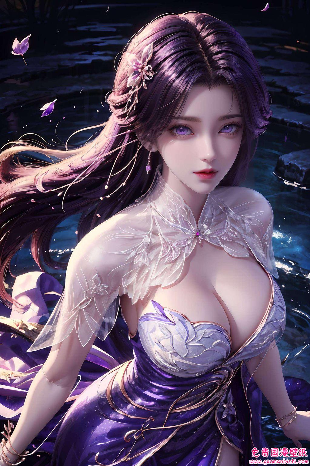 超高清精细角色展现，完美世界云曦与月婵壁纸集锦