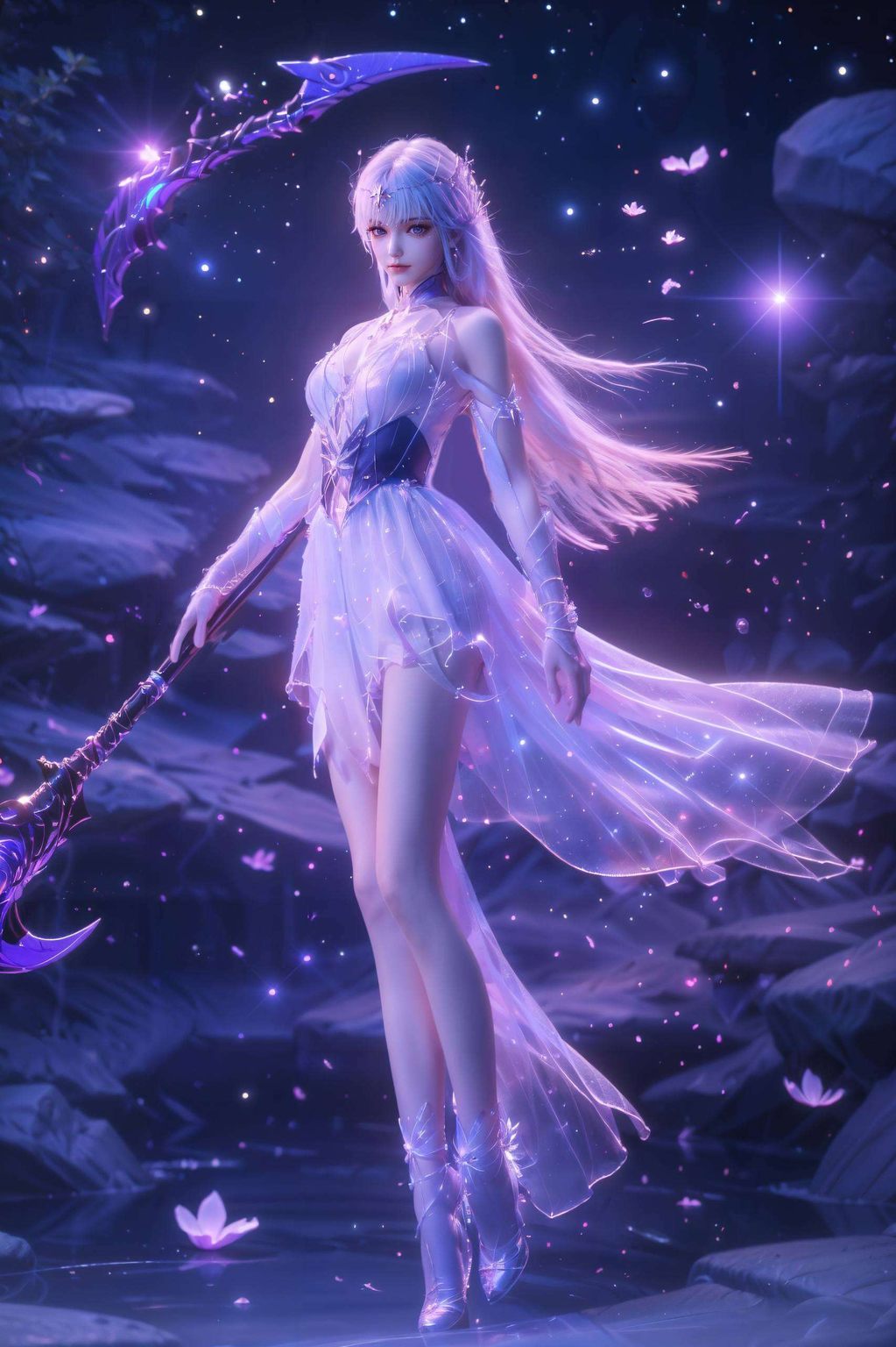 圣采儿AI图片素材库，二次元壁纸电脑专用，1920×1080高清壁纸集锦