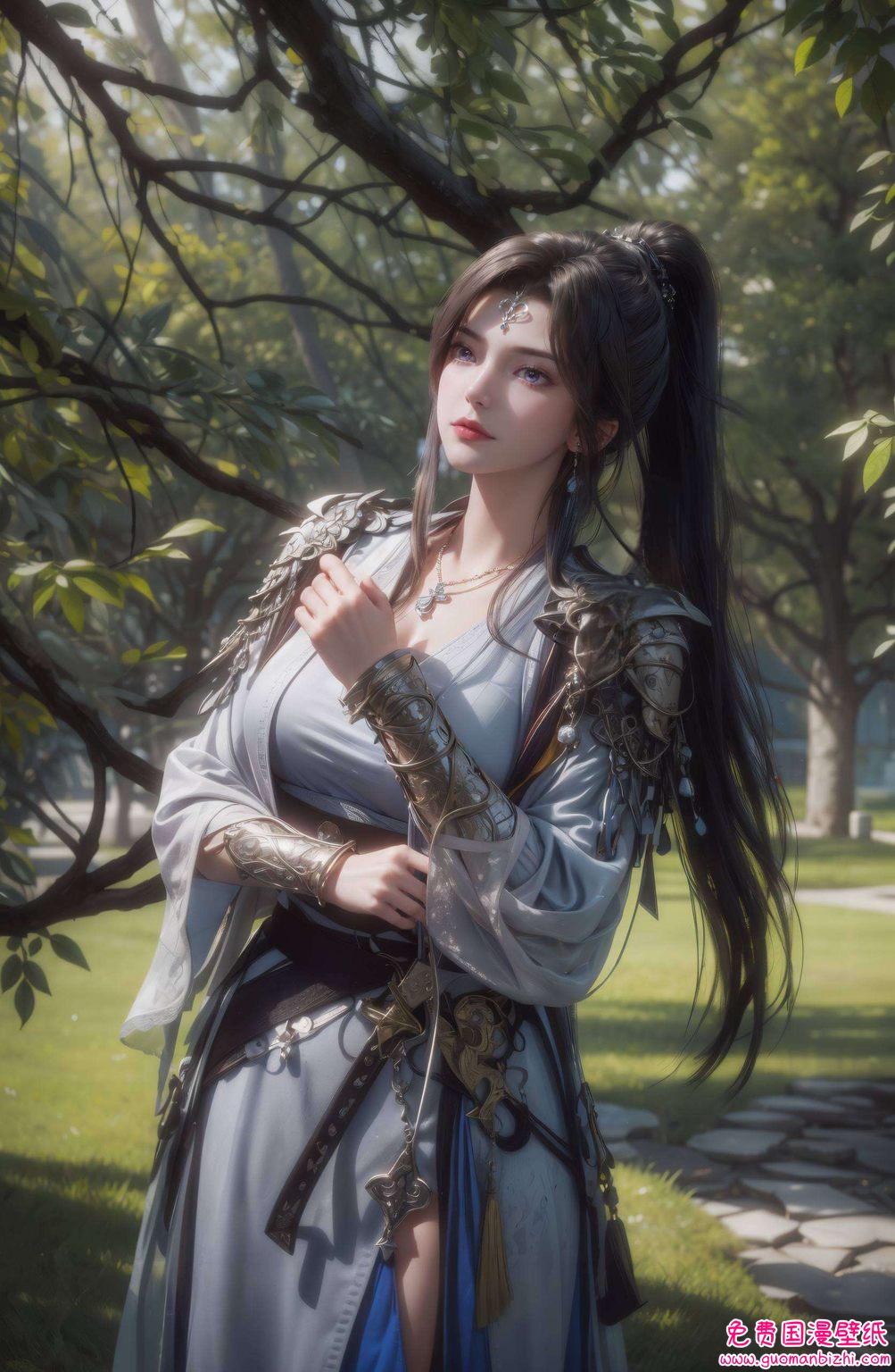 仙逆周紫虹AI范例动漫壁纸，高清竖屏电脑桌面图片精选