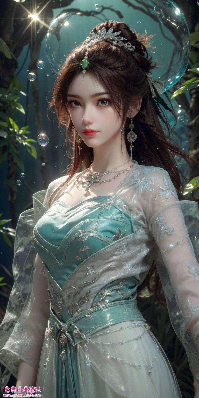 叶倾仙4k电脑壁纸：护眼动漫壁纸，清新电脑墙纸盛宴